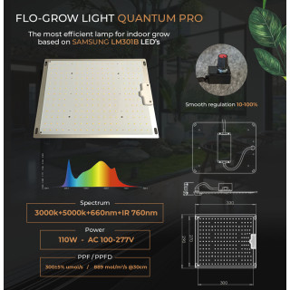 FLO Grow growbox cabinet QUANTUM PRO